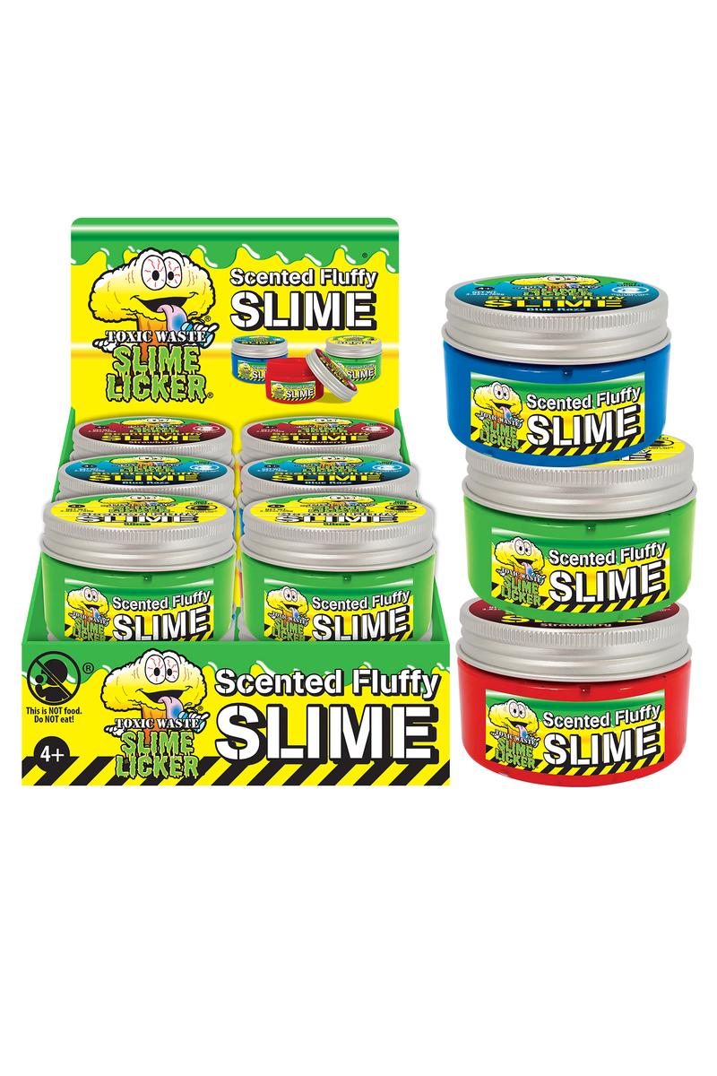 Toxic Waste Slime Licker Scented Fluffy Slime – Sweets and Geeks